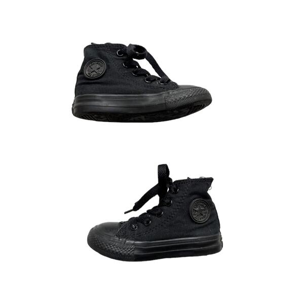 Converse All-Star Black Hi-Top Sneakers Size 5c - Picture 5 of 6